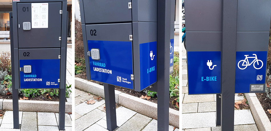 E-Bike Ladesäule Nuertingen